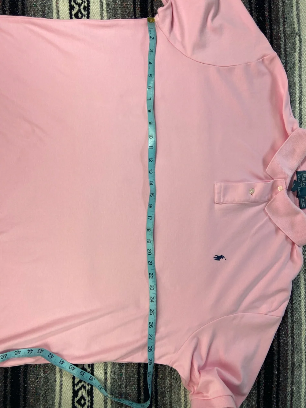 Ralph Lauren Polo Classic Pink Shirt Embroidered Pony 2XB/2G Big Men’s